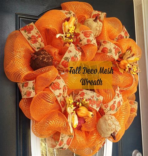 deco mesh wreath ideas for fall|mesh wreath instructions printable.